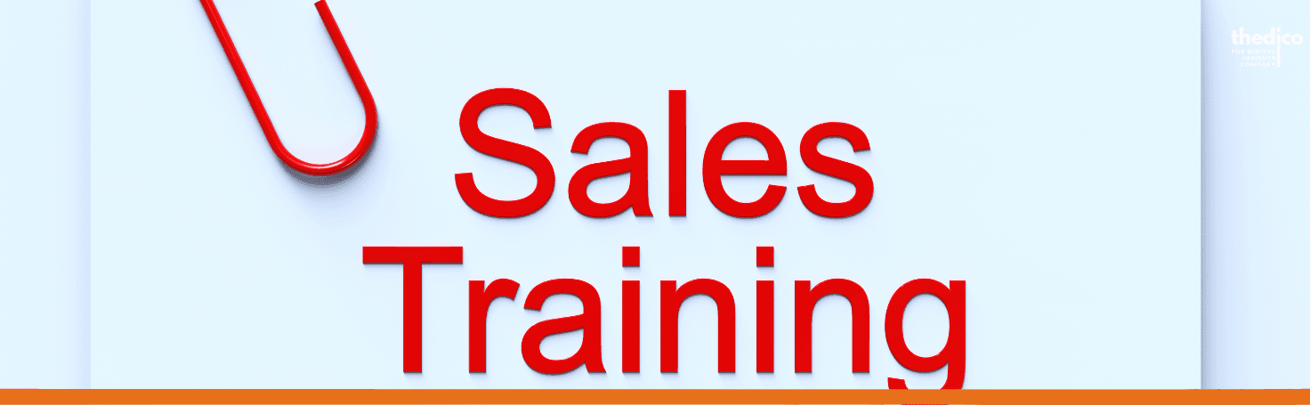 The words “Sales Training” beside a paperclip