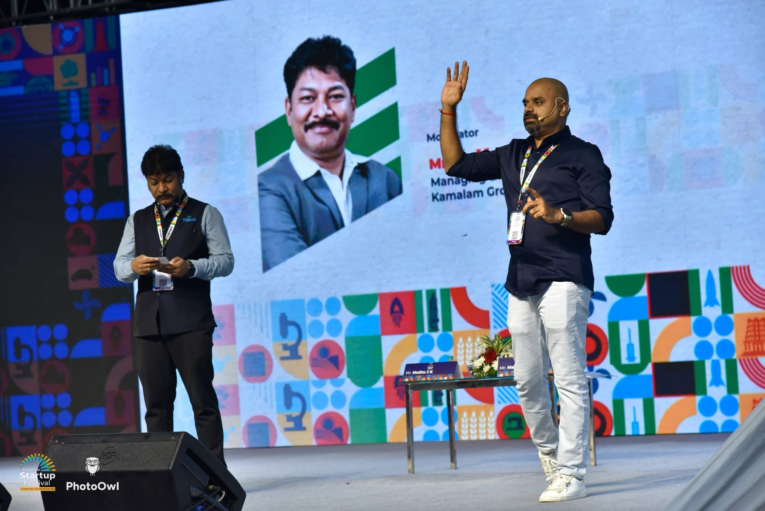 Maran at an industry event